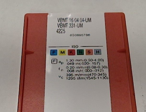 Lot 200-1004 Sandvik VBMT 331-UM turning Inserts