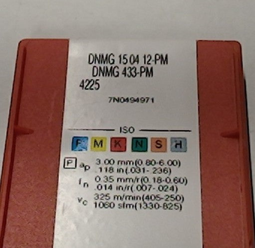 Lot 200-1021 Sandvik DNMG 433-PM turning inserts