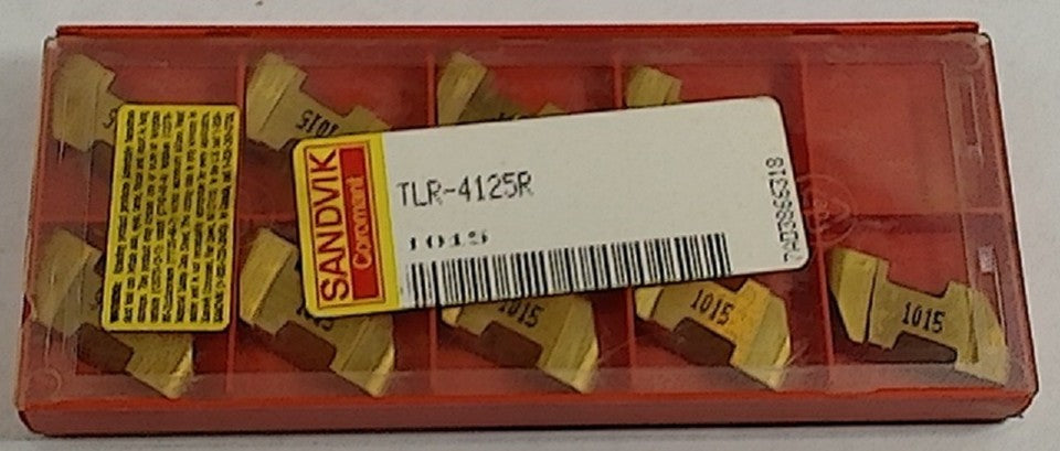 Lot 200-1017 Sandvik TLR-4125R Grooving inserts