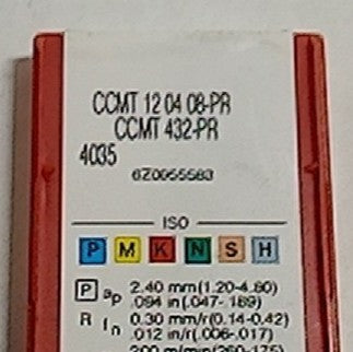 Lot 200-1040 Sandvik CCMT 432-PR Turning inserts