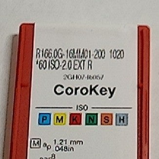 Lot 200-1051 R166.0G-16MM01-200 threading inserts