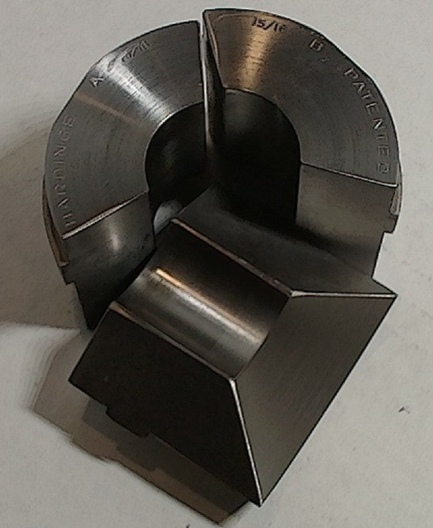 Lot 250-1007 Hardinge 15/16 inch round s20 collet pads