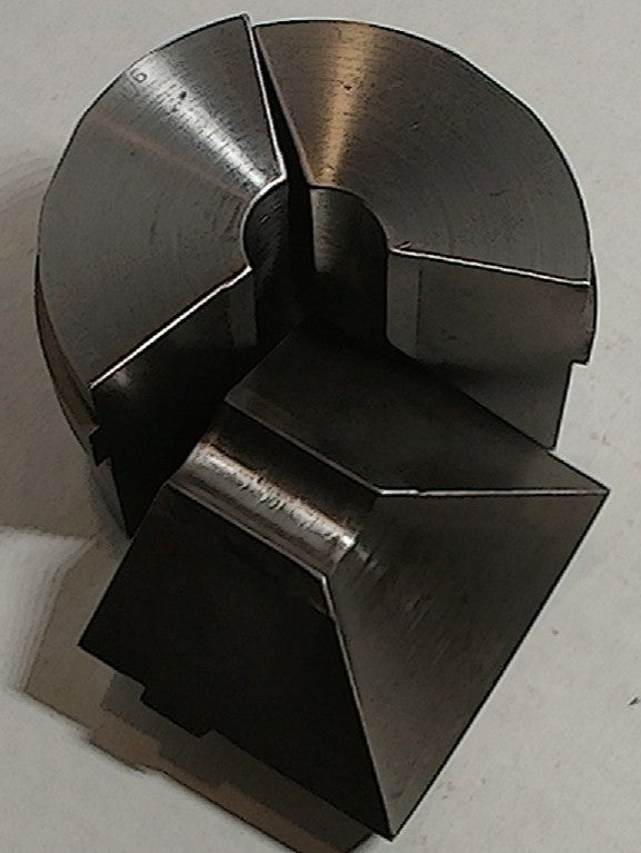 Lot 250-1008  Hardinge 9/16 inch round S20 collet pads