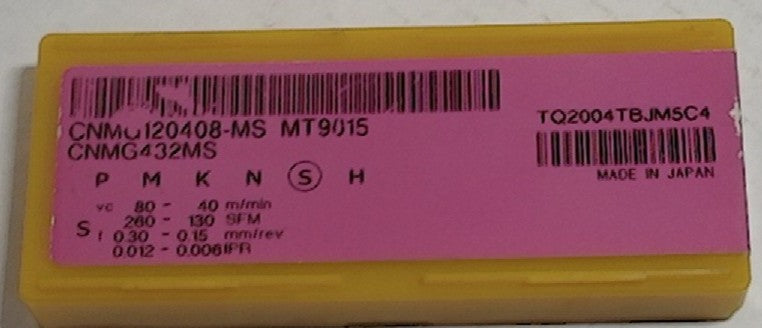 Lot 200-1085 Mitsubishi CNMG432MS Turning inserts