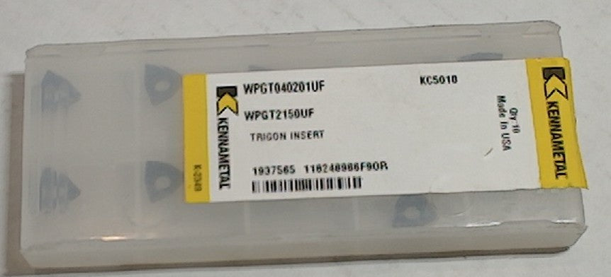 Lot 200-1088 Kennametal WPGT2150UF Turning inserts