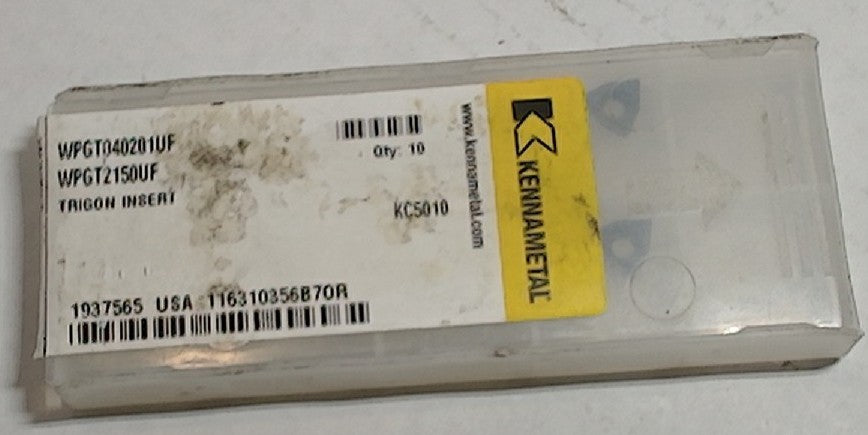 Lot 200-1089 Kennametal WPGT2150UF Turning inserts