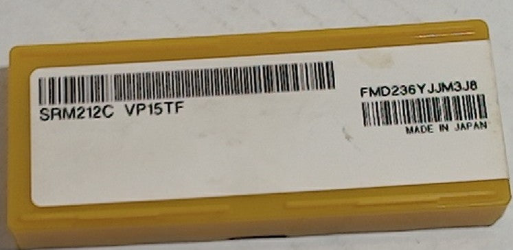 Lot 100-1059 Mitsubishi SRM212C VP15TF Milling inserts