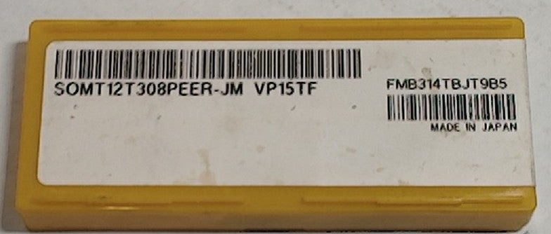 Lot 100-1060 Mitsubishi SOMT12T308PEER-JM VP15TF Milling inserts