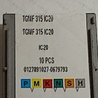 Lot 200-1108 Iscar TGMF 315 IC20 Grooving inserts