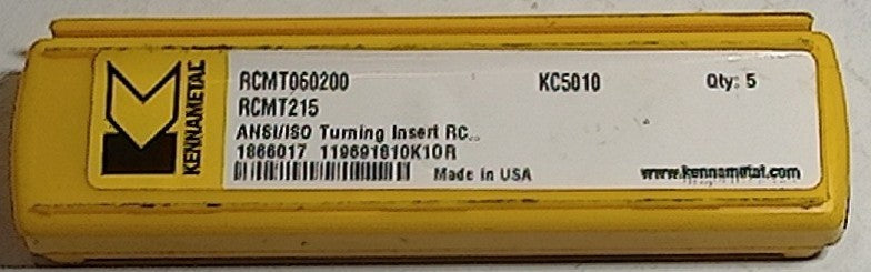 Lot 200-1117 Kennametal RCMT215 Turning inserts