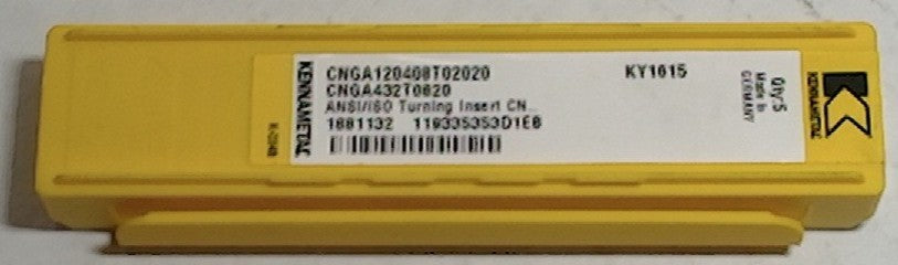 Lot 200-1124 Kennametal CNGA432T0820 Ceramic Turning inserts