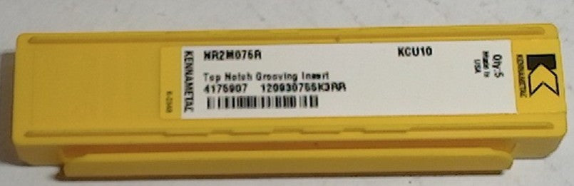 Lot 200-1128 Kennametal NR2M075R Topnotch grooving inserts