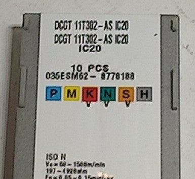 Lot 200-1135 Iscar DCGT 11T302-AS IC20 Turning inserts