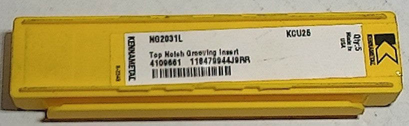Lot 200-1138 Kennametal NG2031L Grooving inserts