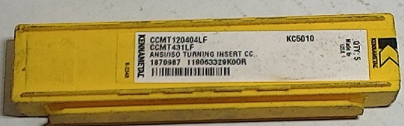 Lot 200-1140 Kennametal CCMT431LF Turning inserts