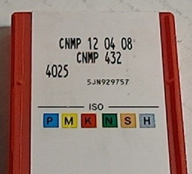 Lot 200-1143 Sandvik CNMP 432 Turning inserts