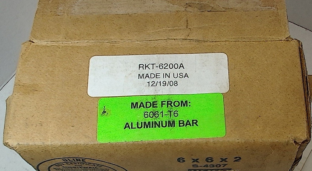 Lot 250-1031 6 inch aluminum pie jaws 1.5mm x 60 Degree serrations