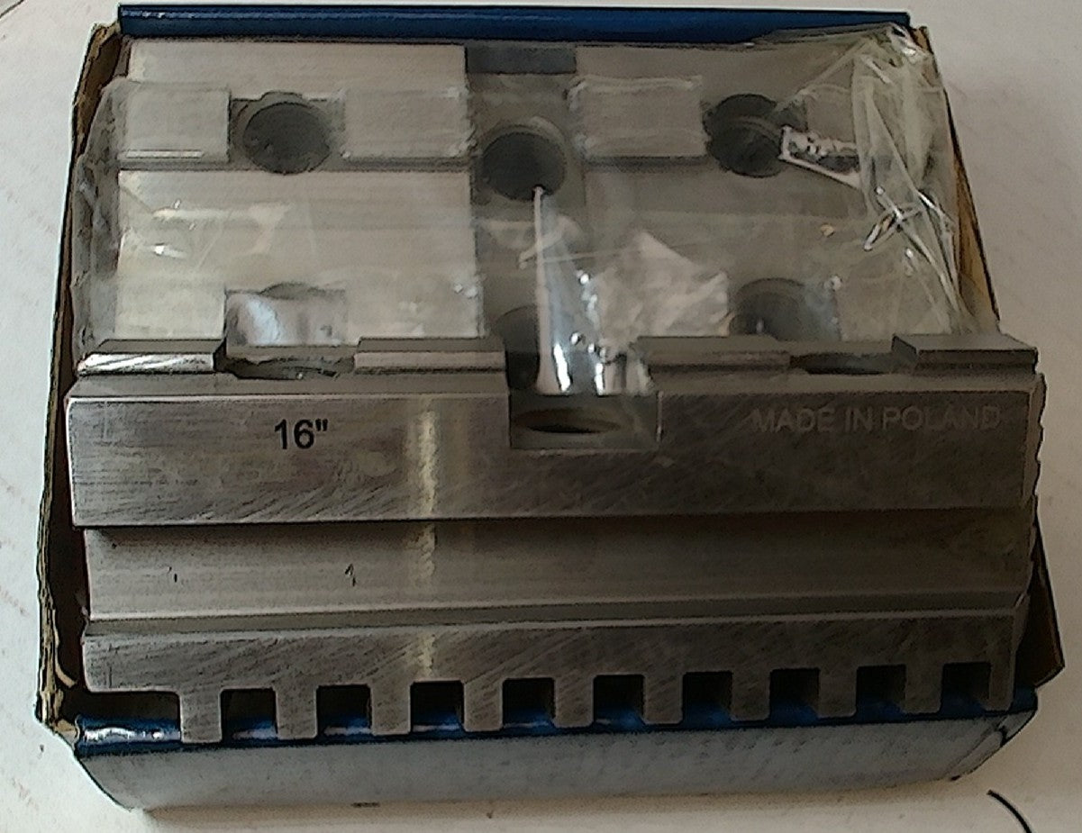 Lot 250-1034 Hard master jaws for a 16" scroll chuck