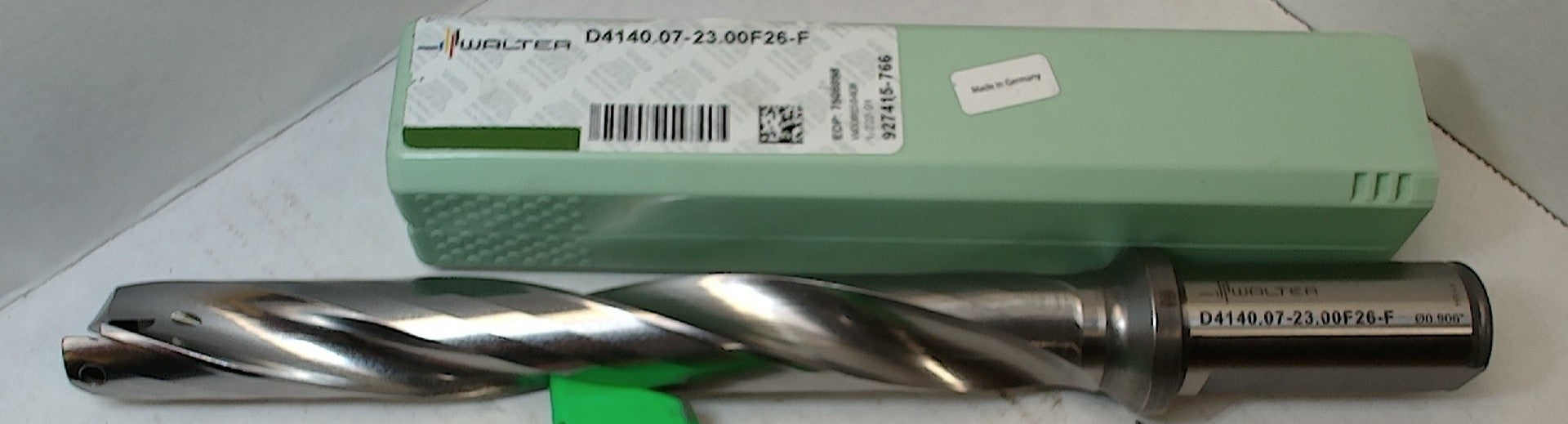 Lot 250-1047 Walter replaceable tip drill D4140.07-23.00F26-F .906 dia x 6.5 reach