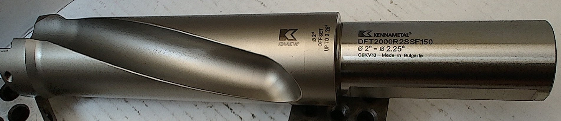 Lot 250-1056 Kennametal DFT2000R2SSF15 2.25" max Dia. insert drill