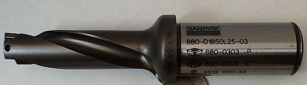 Lot 250-1075 Sandvik 880-D1850L25-03 Indexable insert drill