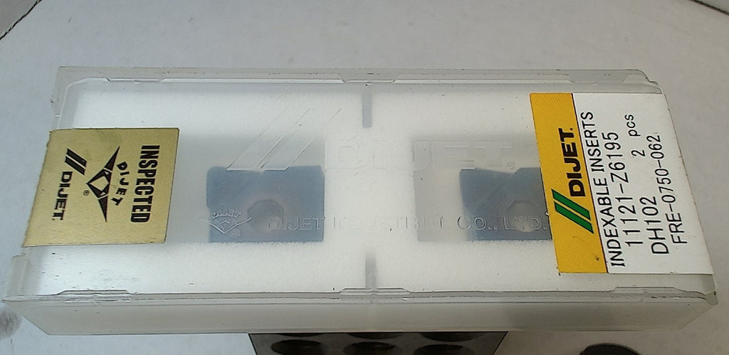 Lot 100-1082 Dijet FRE-0750-062 0.750 Dia indexable milling inserts