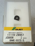 Lot 100-1088 Dijet BME-0375-S 11119-Z8957 Indexable ball nose milling insert