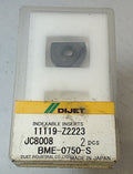 Lot 100-1090 Dijet BME-0750A 11119-Z9290 Indexable ball milling insert