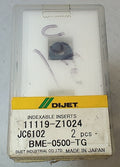 Lot 100-1091 Dijet BME-0500-TG 11119-Z1024 Indexable ball milling insert