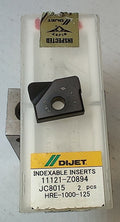 Lot 100-1093 Dijet HRE-1000-125 11121-Z0894 Indexable milling insert