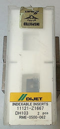 Lot 100-1108 Dijet RME-0500-031 11121-Z1667 Indexable milling inserts