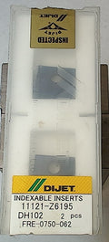 Lot 100-1110 Dijet FRE-0750-062 11121-Z6195 Indexable milling inserts