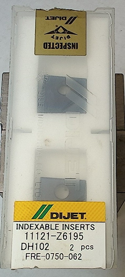 Lot 100-1110 Dijet FRE-0750-062 11121-Z6195 Indexable milling inserts