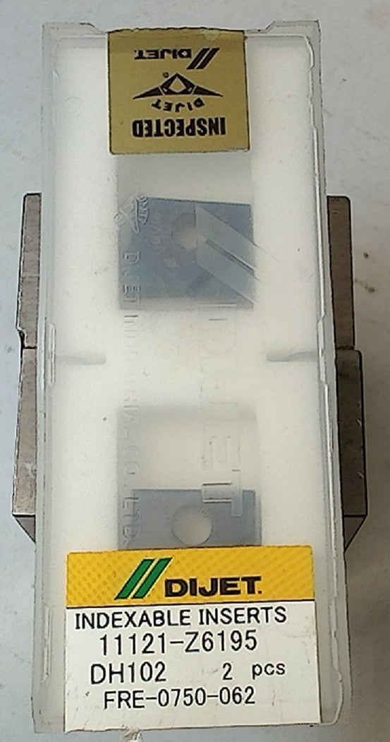 Lot 100-1111 Dijet FRE-0750-062 11121-Z6195 Indexable milling inserts