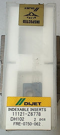 Lot 100-1112 Dijet FRE-0750-062 11121-Z6195 Indexable milling inserts