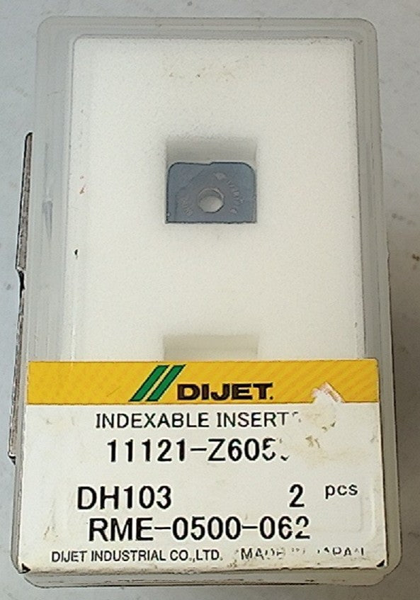 Lot 100-1115 Dijet RME-0500-062 11121-Z6055 Indexable milling insert