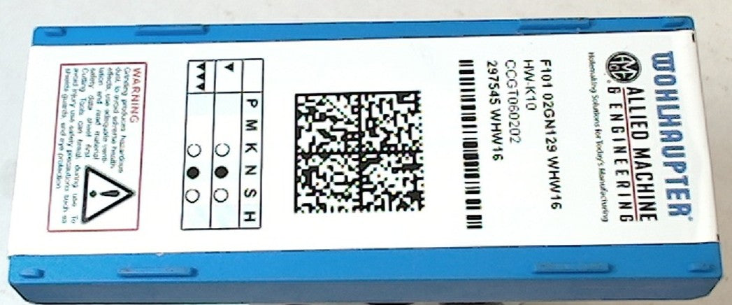 Lot 200-1147 Allied Machine CCGT060202 Turning inserts