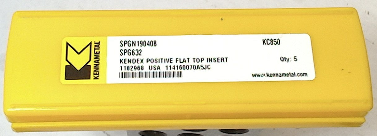 Lot 200-1150 Kennametal SPGN190408 SPG632 Turning inserts