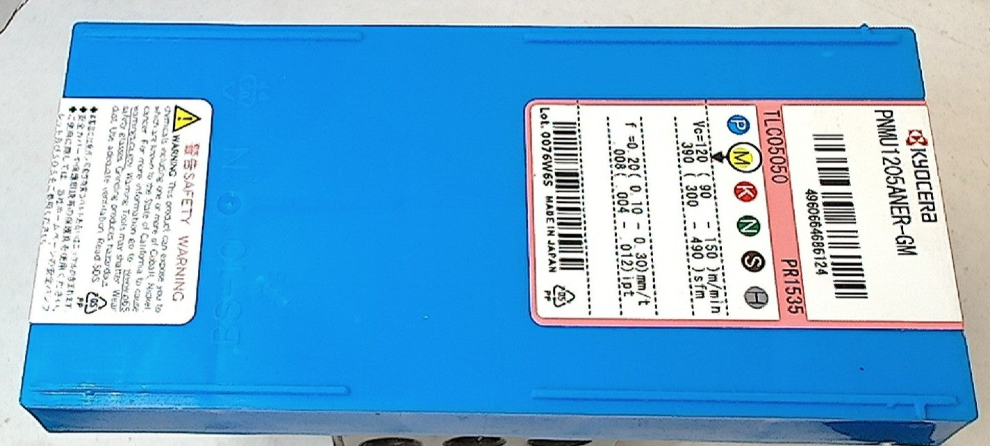 Lot 100-1133 Kyocera PNMU1205ANER-GM Indexable milling inserts