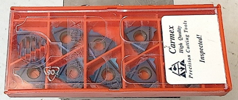 Lot 200-1170 Carmex 16ER12 UNJ Laydown threading inserts