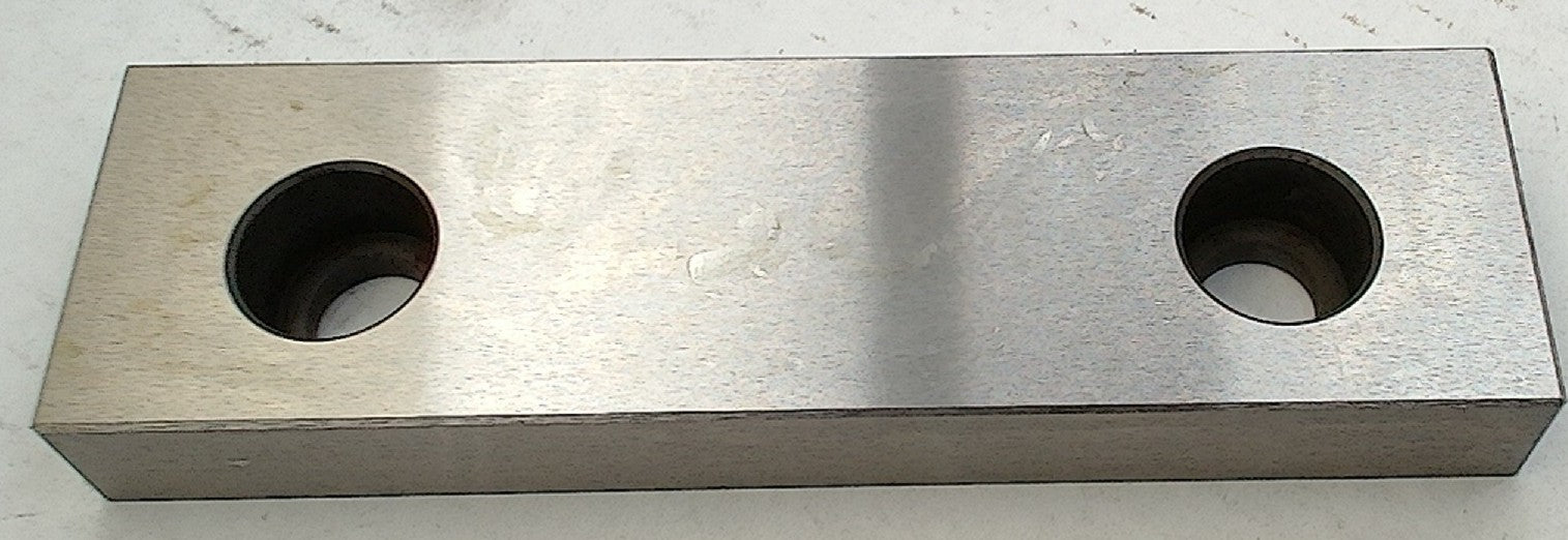 Lot 150-1022 Generic .75x2x6 Steel jaw for 6' Kurt style milling vise