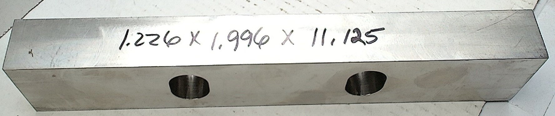 Lot 150-1024 Generic 1.226x1.996x11.125 Steel reversable jaw for a 6" Kurt style milling vise
