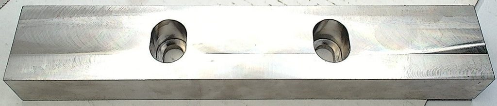 Lot 150-1024 Generic 1.226x1.996x11.125 Steel reversable jaw for a 6" Kurt style milling vise