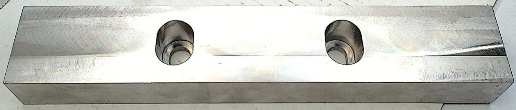 Lot 150-1024 Generic 1.226x1.996x11.125 Steel reversable jaw for a 6" Kurt style milling vise