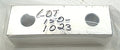 Lot 150-1023 Generic 2x2x6 Aluminum jaw for 6' Kurt style milling vise