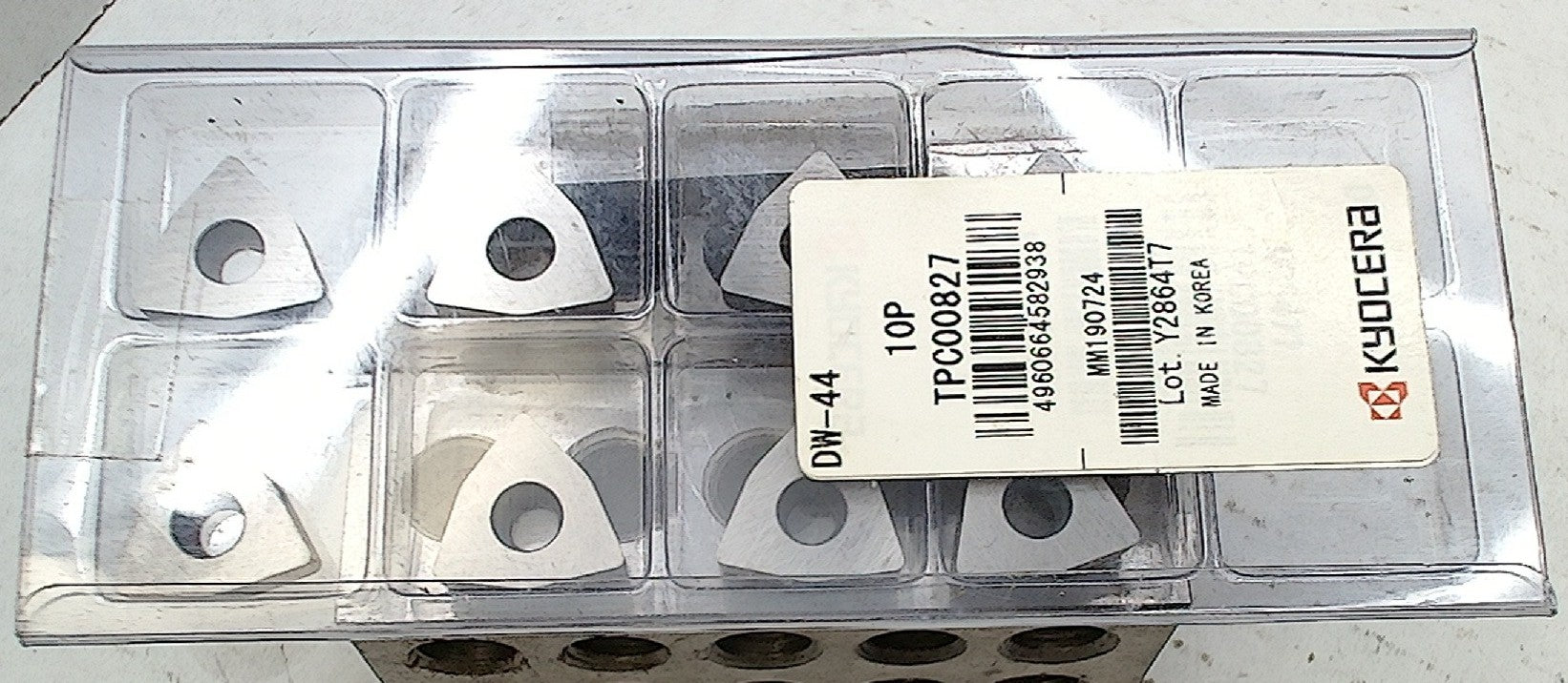 Lot 200-1181 Kyocera TPC00827 Shim for Indexables: 1/2" Inscribed Circle, Turning Toolholder