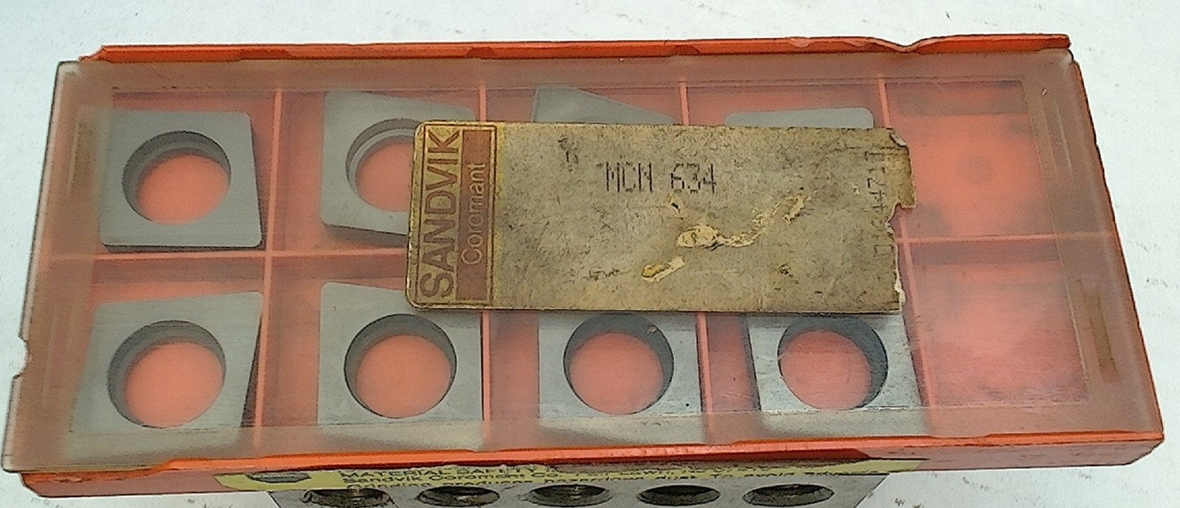 Lot 200-1184 Sandvik MCN 634 Insert Shims