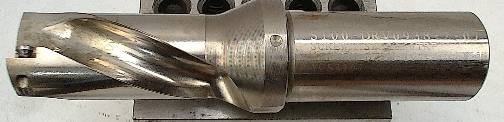 Lot 250-1089 Kyocera Indexable Insert Drill: S100DRV0938207, 0.9382" Max Dia