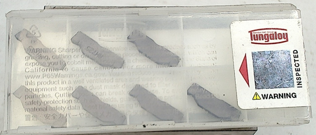 Lot 200-1189 Tungaloy DGM3-020 AH8005 Indexable Cutoff Inserts