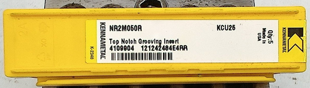 Lot 200-1193 Kennametal NR2M050R Topnotch grooving inserts